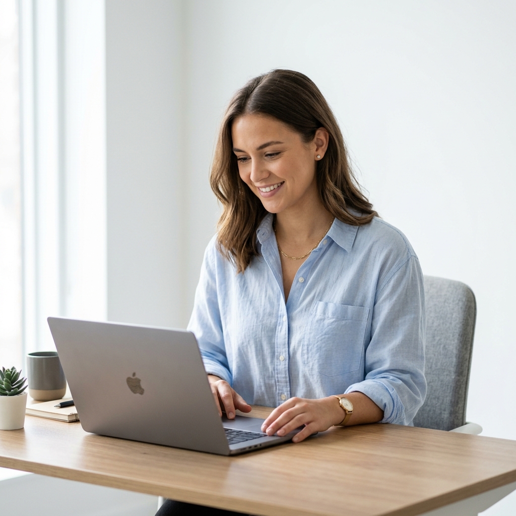 Professional Consultant working in modern office